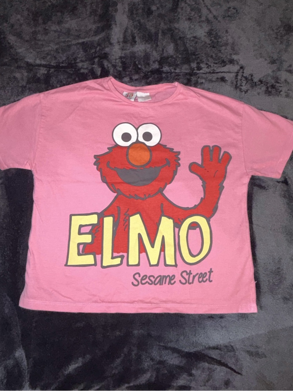 Zara Pink Elmo Sesame Street Graphic Tee